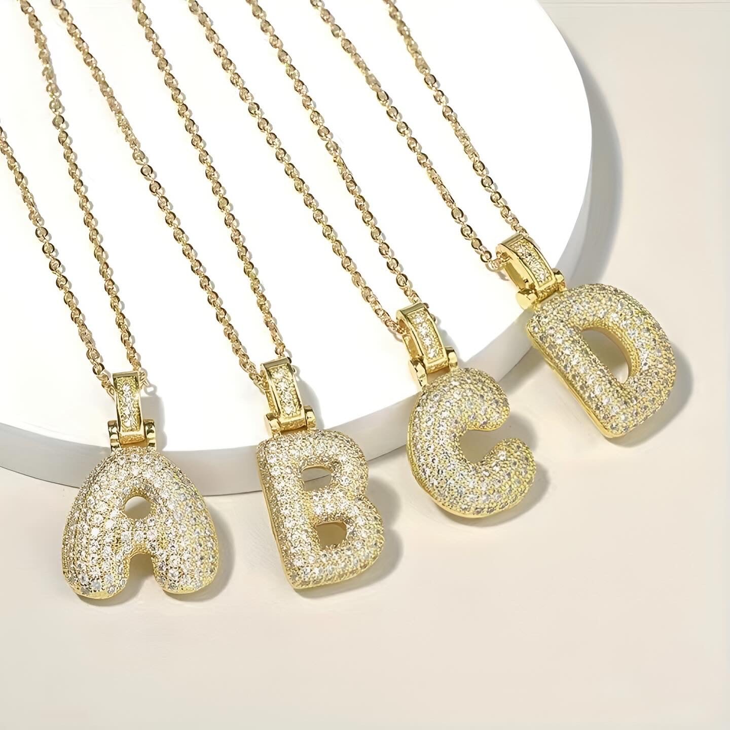 Bubble Letter Necklace