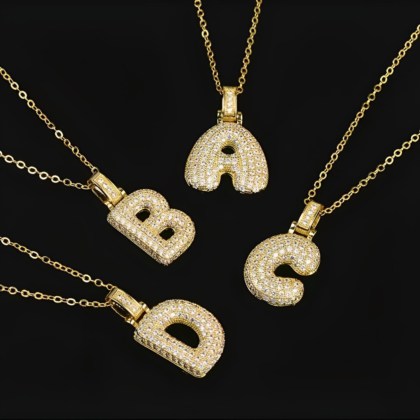 Bubble Letter Necklace